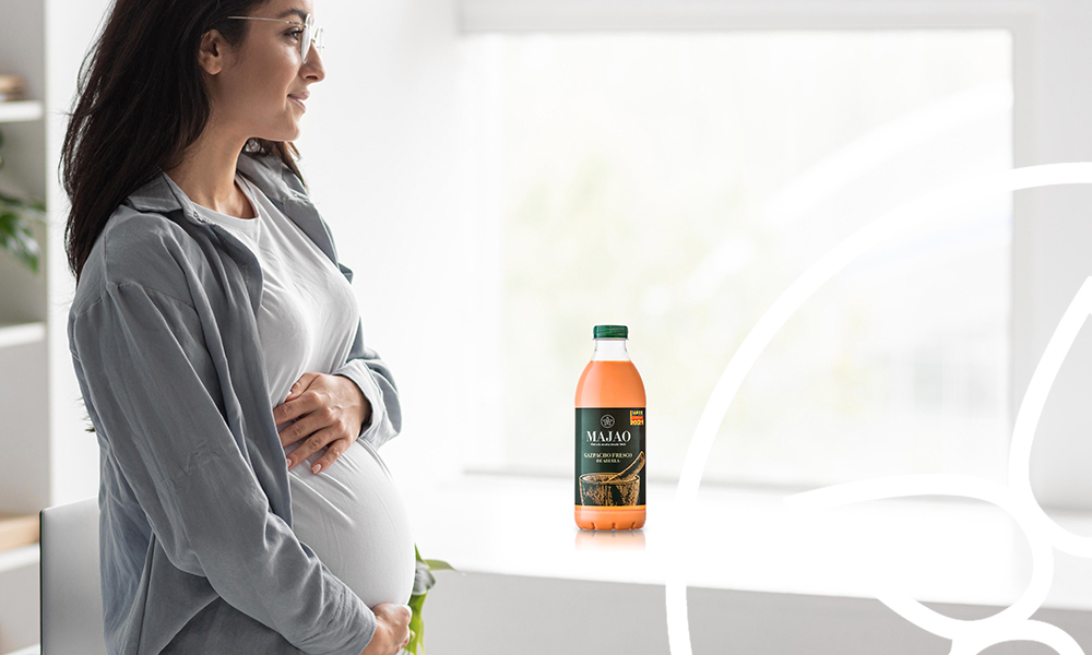 MAJAO - es aconsejable el gazpacho y el salmorejo durante el embarazo